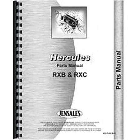 Parts Manual For Hercules Engines RXB Engine